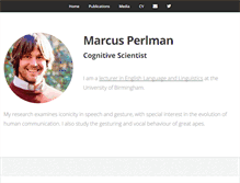Tablet Screenshot of mperlman.org